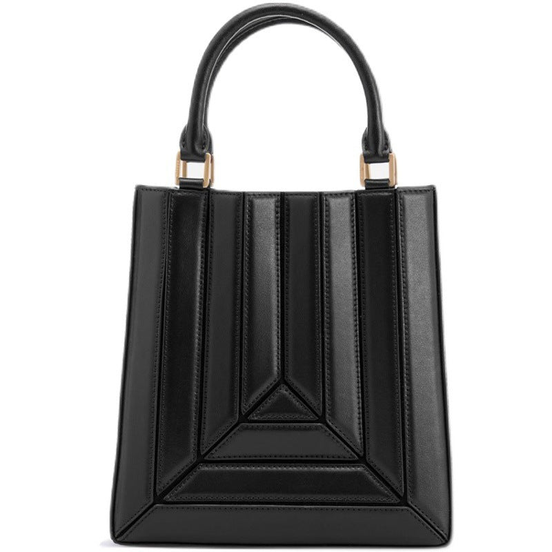 Pleated Fashion One Shoulder Handbag - Minihomy