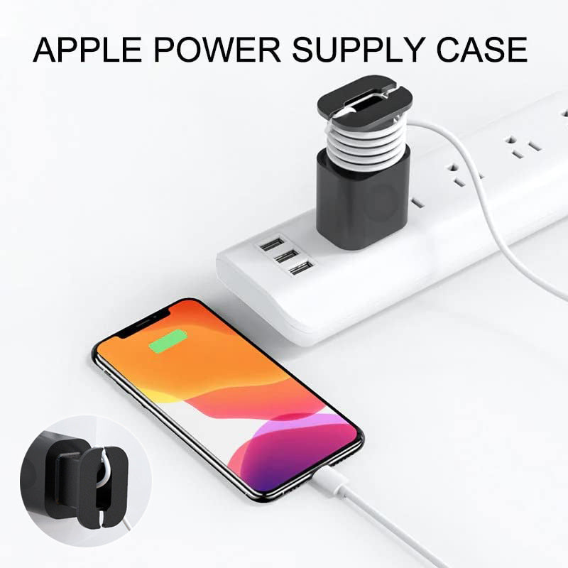 Apple 18W/20W USB-C Charger Silicone Case - Data Cable Organizer & Power Adapter Protection - Minihomy