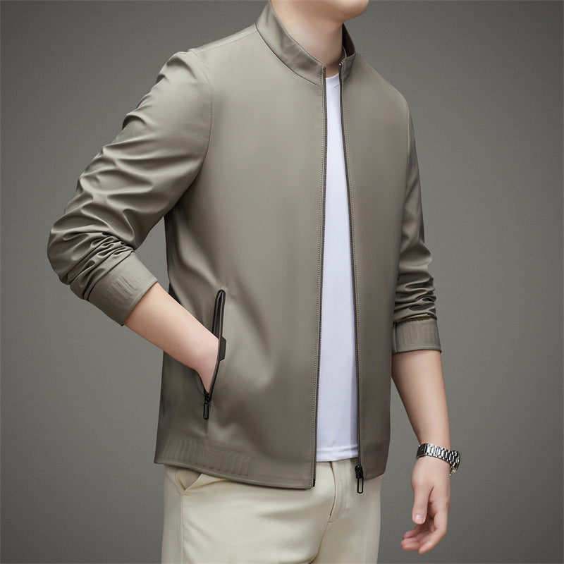 Coat Men's Polo Collar Jacket - Minihomy