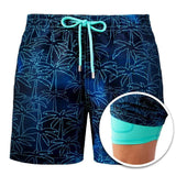 Men's Printed Beach Shorts Sports Double Layer Shorts Summer - Minihomy