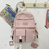 Large Capacity Junior High School Student Schoolbag Light And Simple - Minihomy