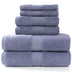 Home Simple Cotton Absorbent Towel Bath Towel 6-Piece Set: Fashionable Simplicity for Your Home - Minihomy