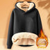 Men's Fleece Hoodie Winter Lined Padded Warm Keeping Loose Hooded Sweater - Minihomy