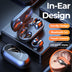 Ear Clip Bone Conduction Headphone - Bluetooth 5.2 Wireless Earphone - Minihomy