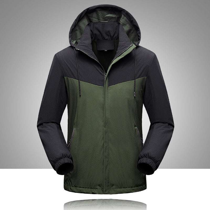 Men's Stitching Trendy Elastic Casual Jacket - Minihomy