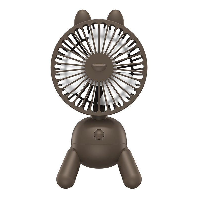 Mini Desktop Electric Fan - USB Rechargeable with Automatic Shaking Head - Minihomy