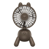 Mini Desktop Electric Fan - USB Rechargeable with Automatic Shaking Head - Minihomy