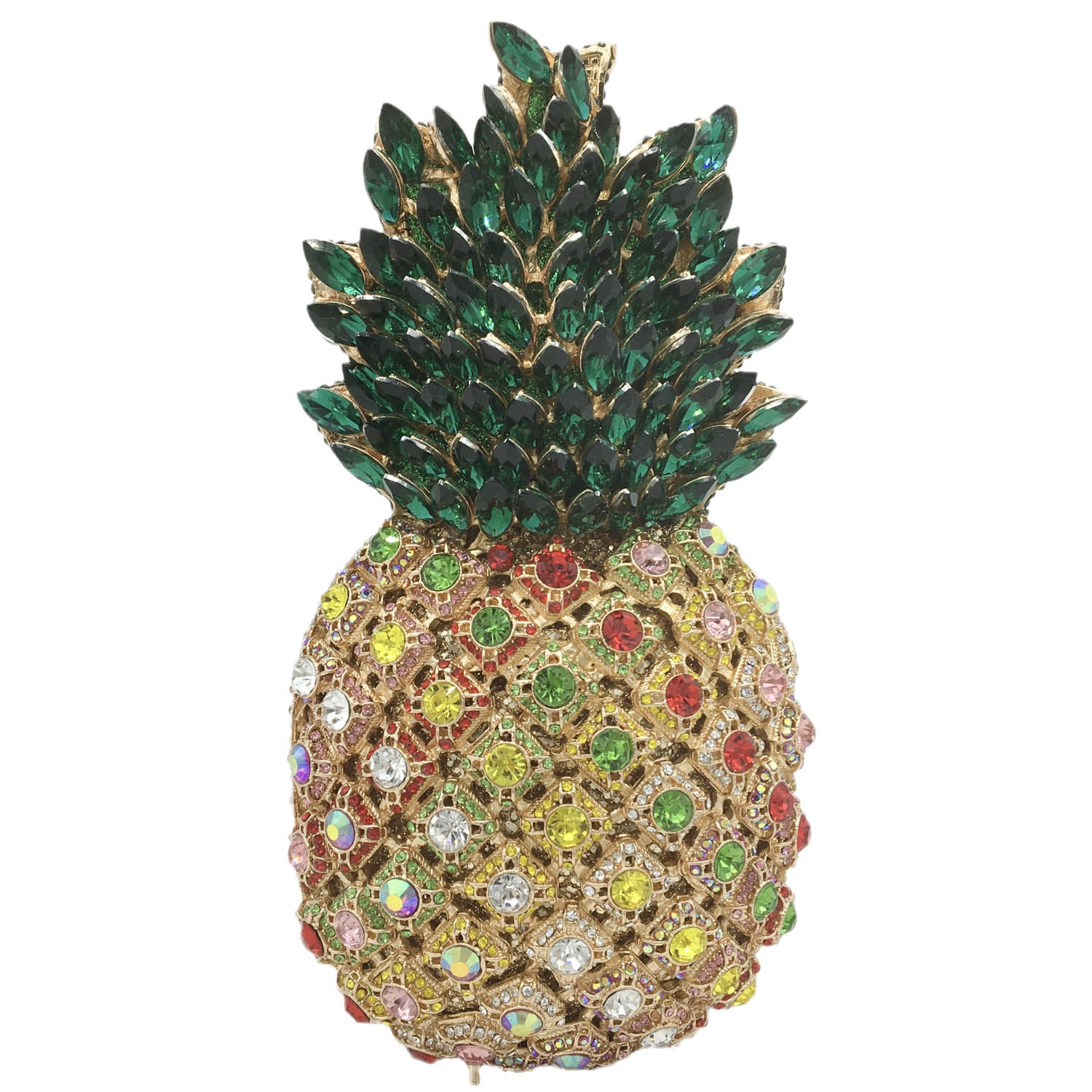 Pineapple Rhinestone Banquet Clutch - Minihomy