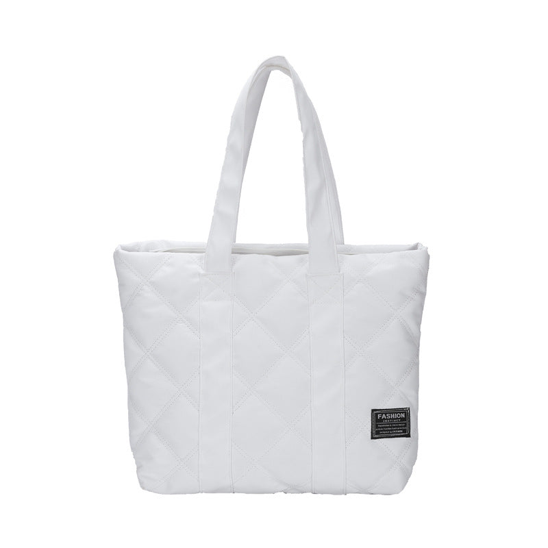 Commuter Hand-Carrying Bag - Diamond Quilted Big Bag - Minihomy