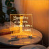 Acrylic DIY Note Board LED Night Light - Creative Message Board Holiday Lamp - Minihomy