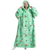 Fleece Hooded Wearable Blanket Sweatshirt - Minihomy