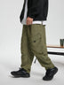 Men's Casual Solid Color Retro Workwear Pants - Minihomy