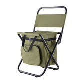 Fishing Chair - Portable Folding Beach Chair with Movable Refrigerator - Minihomy