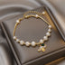 Baroque Freshwater Pearl Bee Bracelet Simple Personality - Minihomy