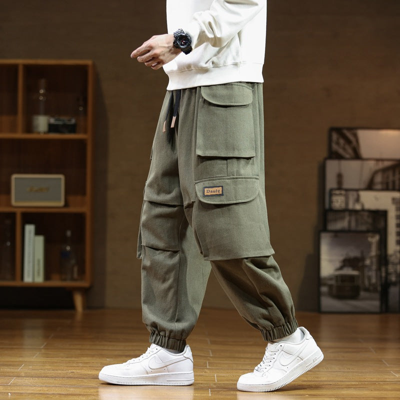 Men's Autumn Plus Size Loose Tappered Casual Pants - Minihomy