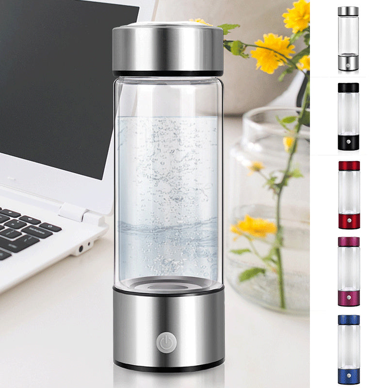 Hydrogen Water Bottles Electric Hydrogen Rich Water Generator Bottle New Technology Rechargeable Portable Antioxidant - Minihomy