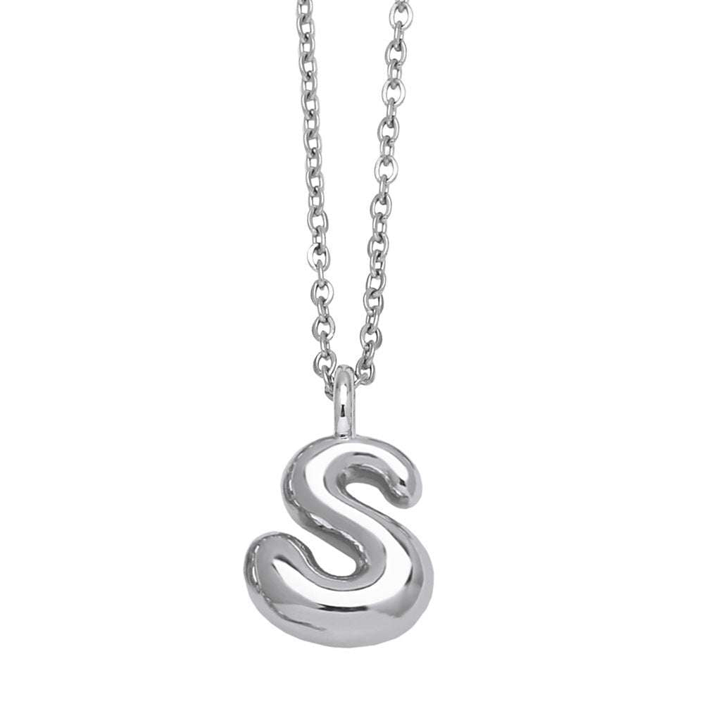 Copper Plated Gold 26 English Letters Pendant Necklace Niche Personality Clavicle Chain - Minihomy