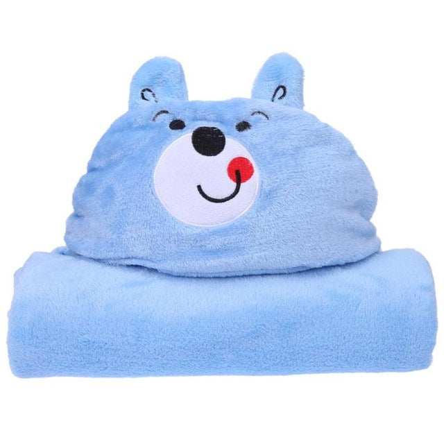 Hood Bath Towel For Kids Baby Bathrobe Cute Animal Towel: Wrap Your Little One in Cozy Comfort - Minihomy