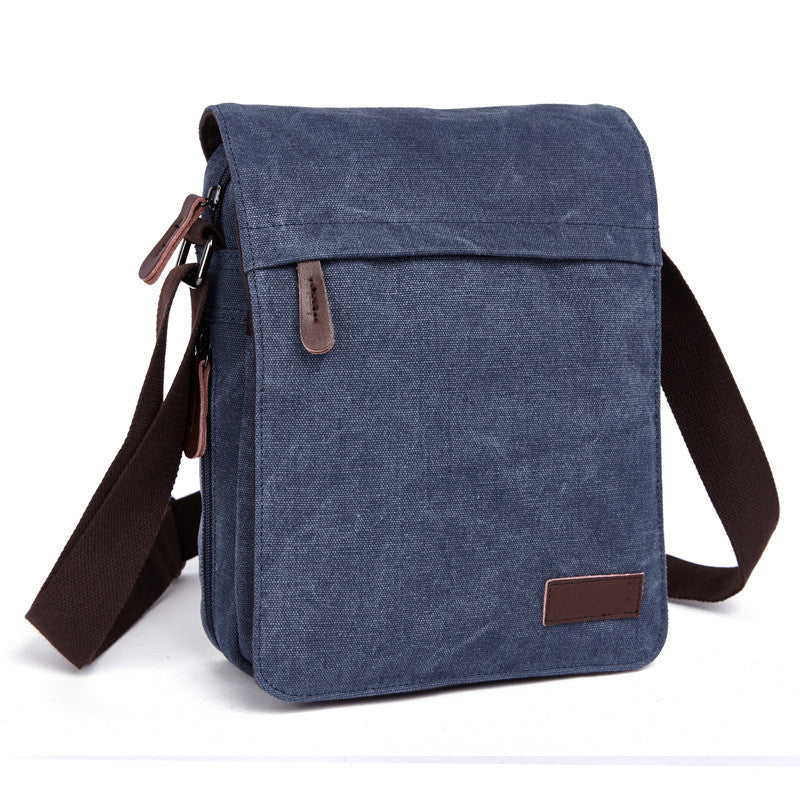 Men's Messenger Bag Canvas Shoulder Bag - Minihomy