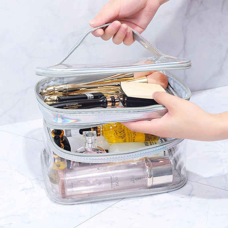 Clear Makeup Organizer Bag for Women - Travel & Home Storage - Minihomy