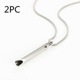 Adjustable Breathing Relieve Pressure Ornament Stainless Steel Decompression Necklace: Find Peace and Style in Every Breath - Minihomy