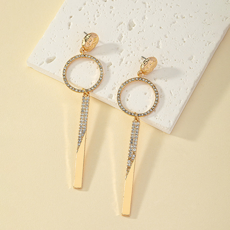 Diamond Elegant Geometric Women's Earrings - Minihomy