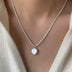 Elegant S925 Sterling Silver Baroque Pearl Necklace - Minihomy