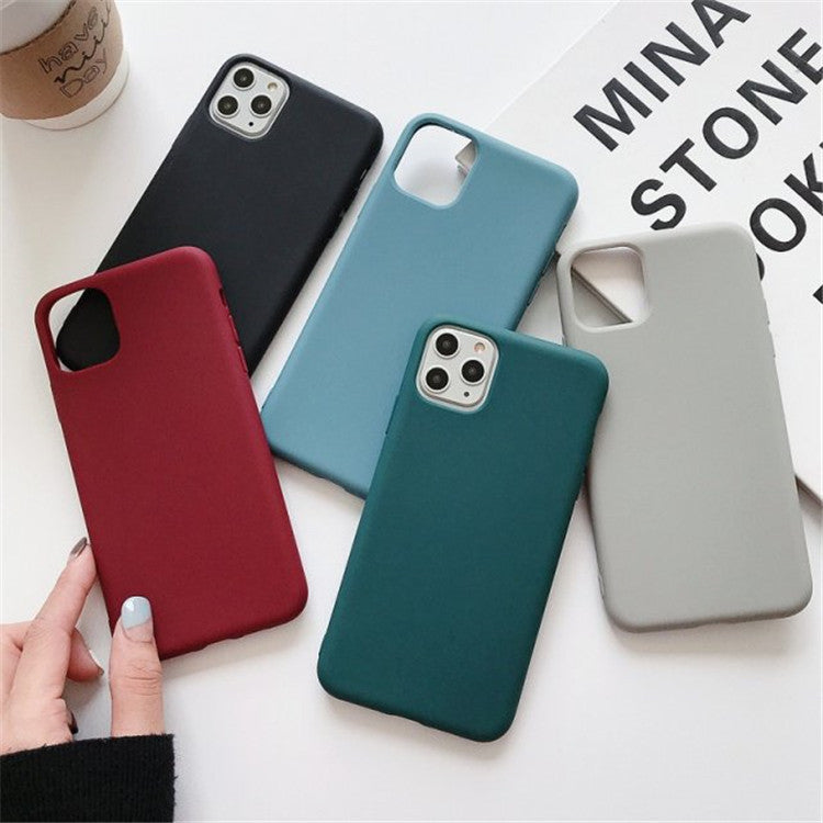 Frosted TPU Phone Case for iPhone 6s/7/8/X/11 Series - Slim, Lightweight, Shock Absorbent - Minihomy