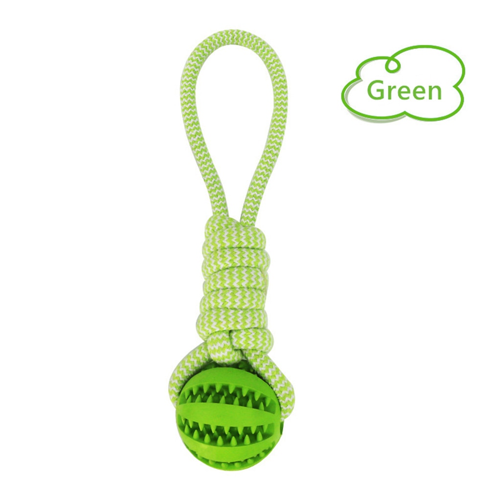 Interactive Dog Toys Set - Treat Rope Rubber Leaking Balls for Small to Medium Dogs - Minihomy