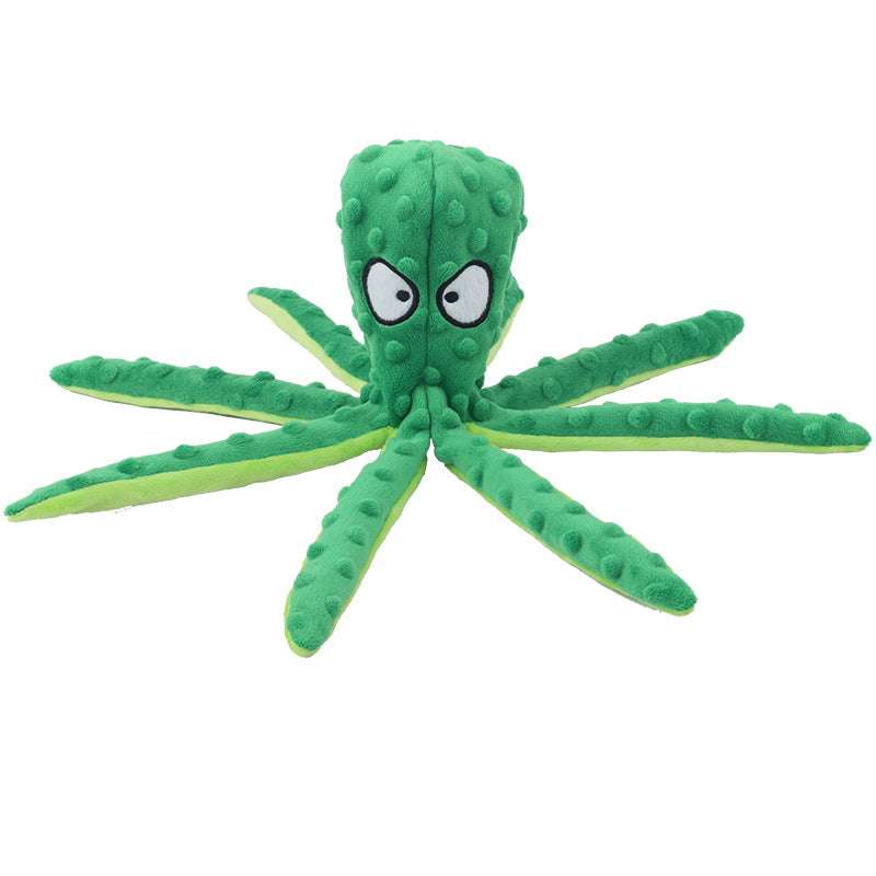 Eco-friendly Plush Octopus Pet Toy for Cats and Dogs - Minihomy