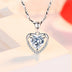 925 Heart-shaped Rhinestones Personalized Necklace For Women: A Symbol of Elegance and Romance - Minihomy