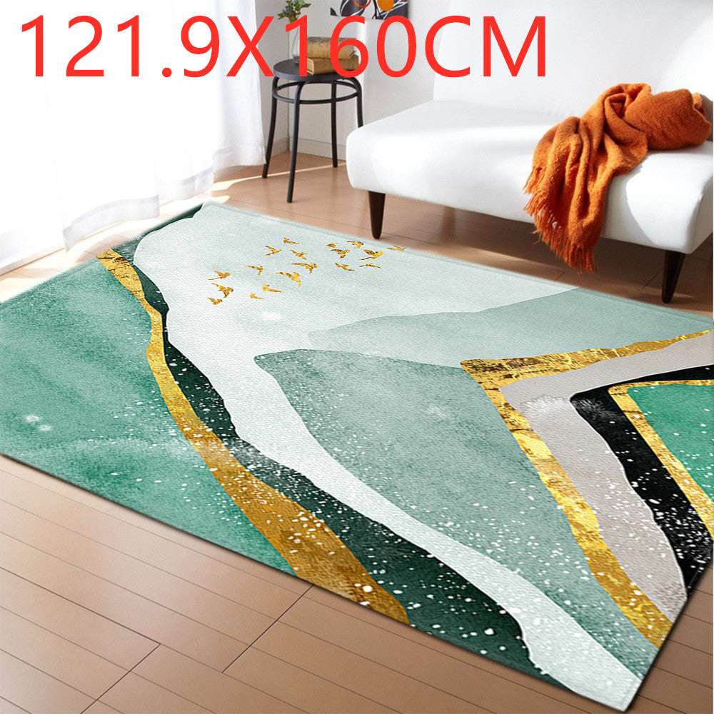 Marble Living Room Carpet Bedroom Restaurant Carpet - Minihomy