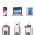 Four-in-one Small Push-pull Metal USB Drive - Minihomy