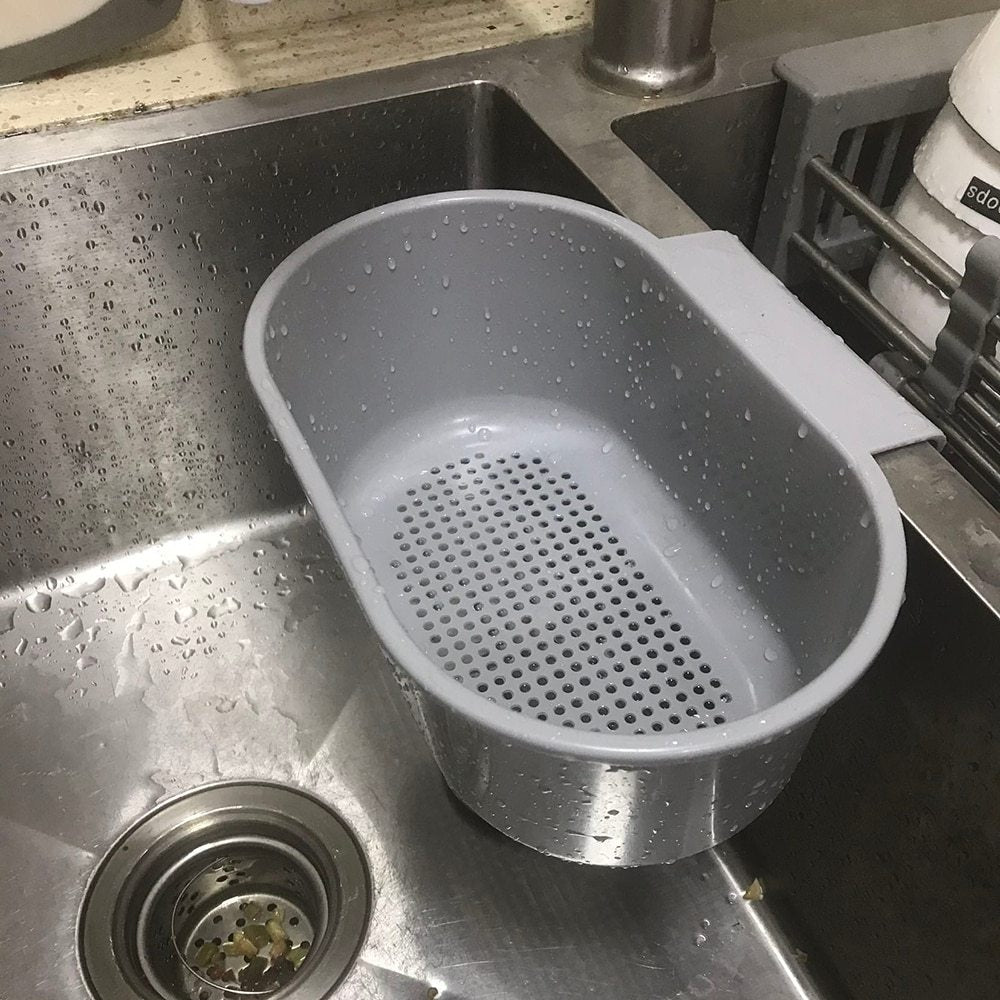 Delinmeyen tokalı mutfak lavabo rafı