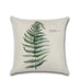 Plain and elegant flax leaf pillow - Minihomy