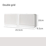 Double Grids Soap Storeage Box Wall Puch Free Drain Soap Holder - Minihomy