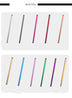 Drinking Straw Reusable Metal Straw Set Heart-shaped Bubble Tea Straws - Minihomy