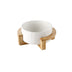 Ceramic Cat Food Bowl with Drinking Bowl for Cats - Minihomy