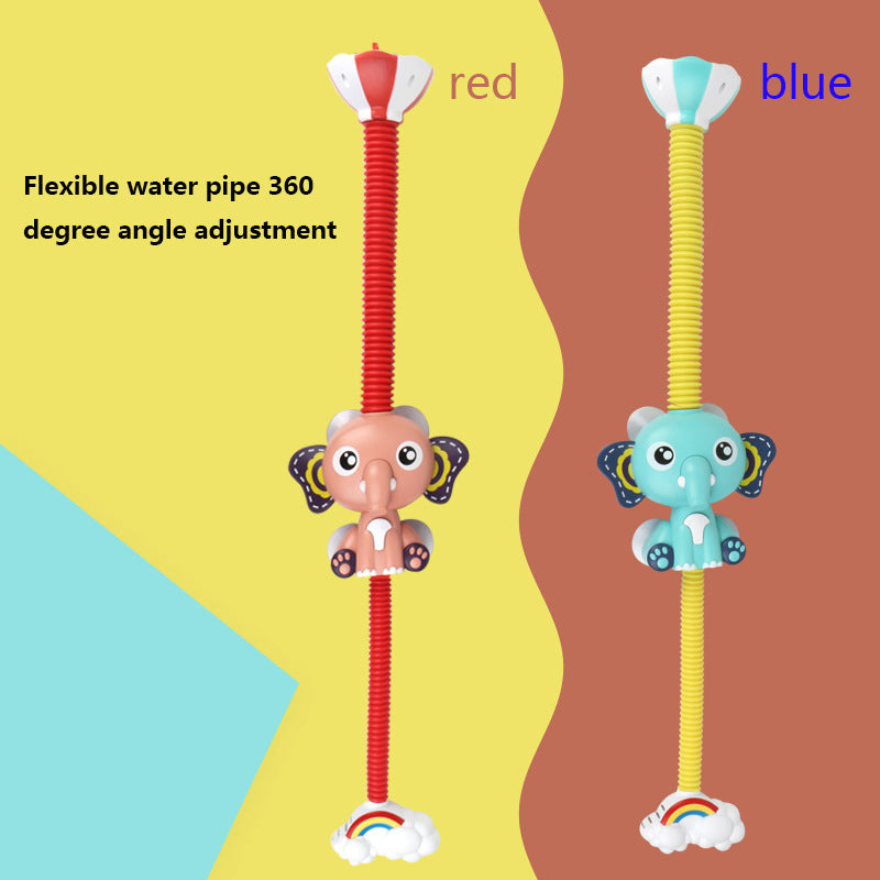 Bath Toys Baby Water Game Elephant Model Faucet Shower Electric Water Spray Toy - Minihomy