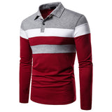 Men's POLO Tri-Color Sweatshirt - Minihomy