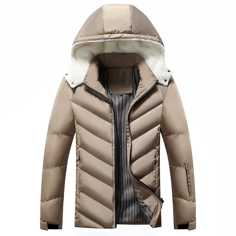 Men's Casual Cold-proof Cotton-padded Clothing - Minihomy