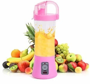 Portable Electric Fruit Juicer & Smoothie Maker - USB Rechargeable Mini Blender Cup - Minihomy