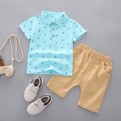 Anchor printed children's clothing - Minihomy