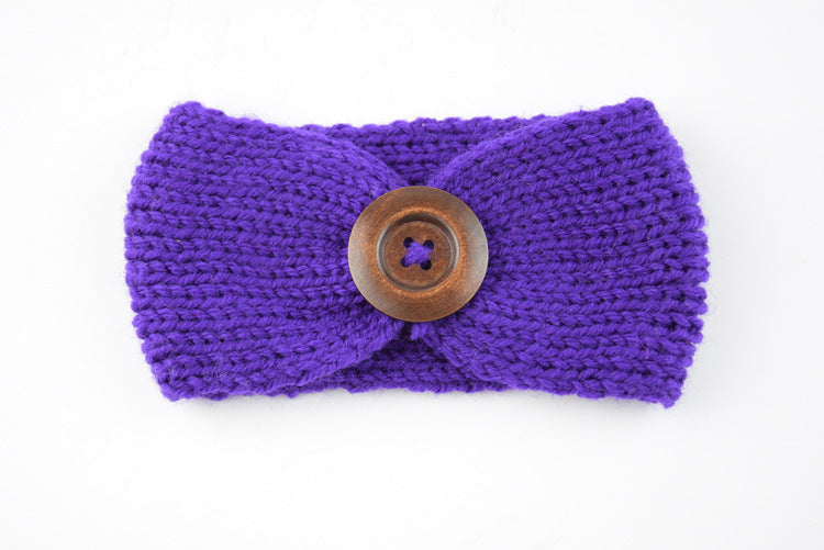 Baby wool headband hand-woven hair accessories - Minihomy