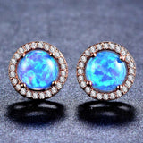 Female Cute Fashion Zircon Earrings Jewelry - Minihomy