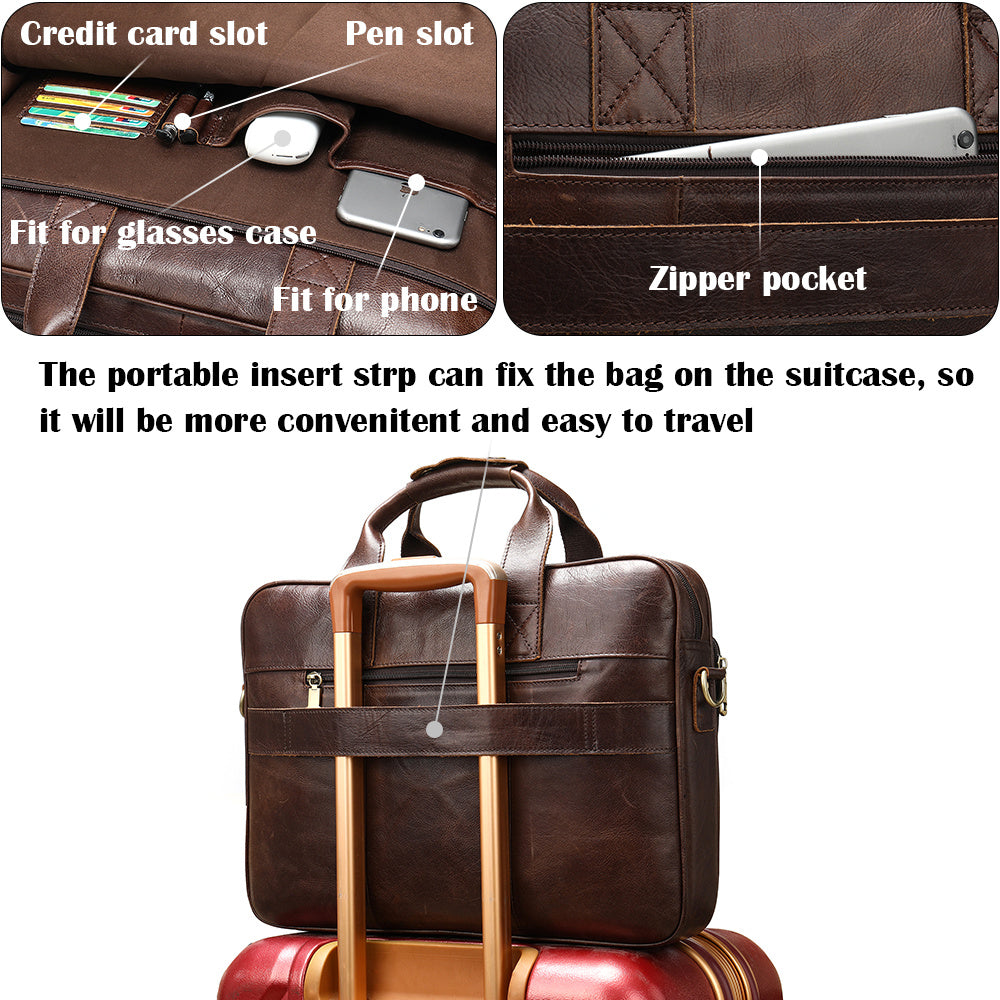 Men's briefcase handbag - Minihomy