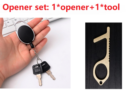 EDC door opener Keychains Elevator Button Contactless Tool - Minihomy