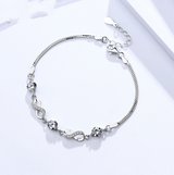 S925 Sterling Silver Bracelet Jewelry Diamon female jewelry