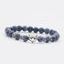 Natural Stone Owl Head Yoga Bracelet - Minihomy