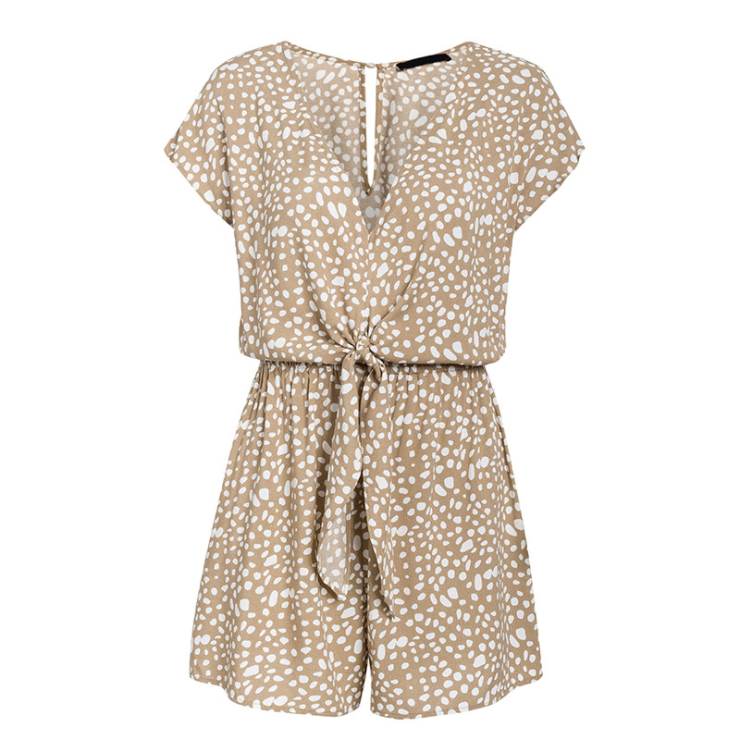 Women Polka knot Jumpsuit